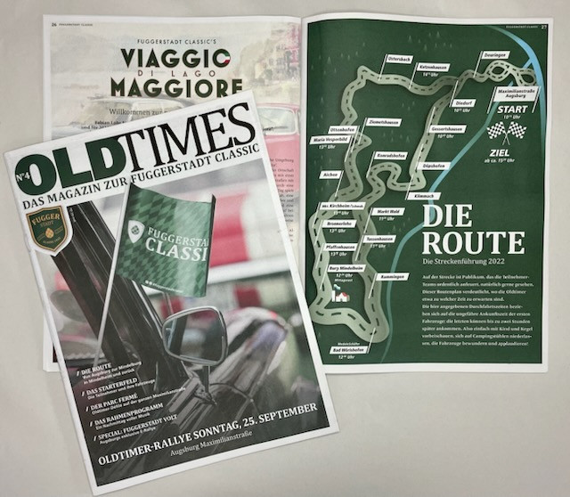 Das Magazin zur Fuggerstadt Classic 2022 - OLDTIMES