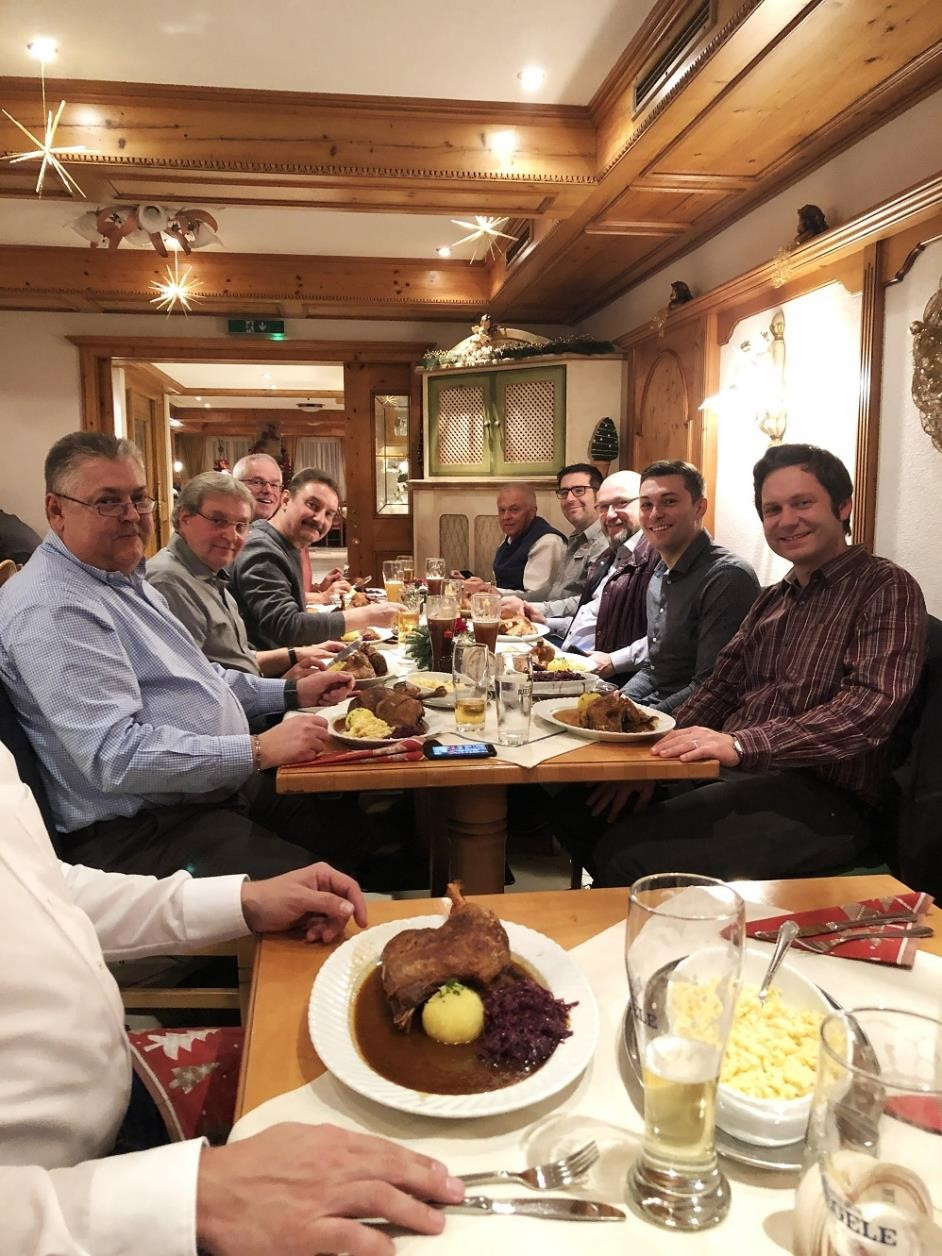 Weihnachtsfeier in gemütlicher Runde