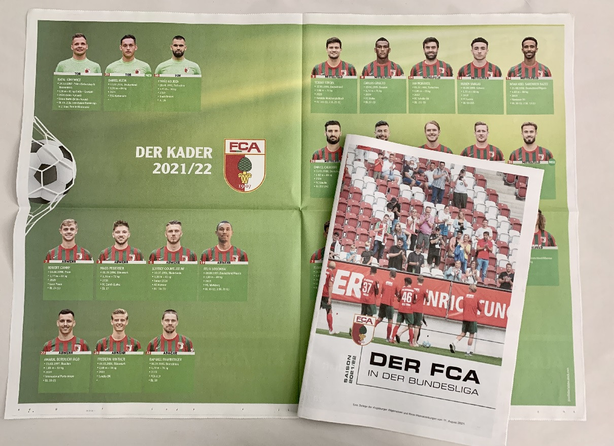 Die neue Saison beginnt! Der FCA in der Bundesligasaison 2021/2022