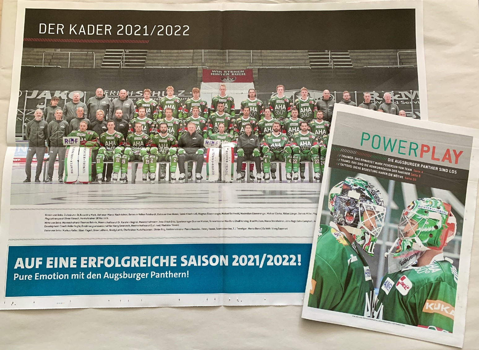 Die Augsburger Panther starten in die Saison 2021/2022