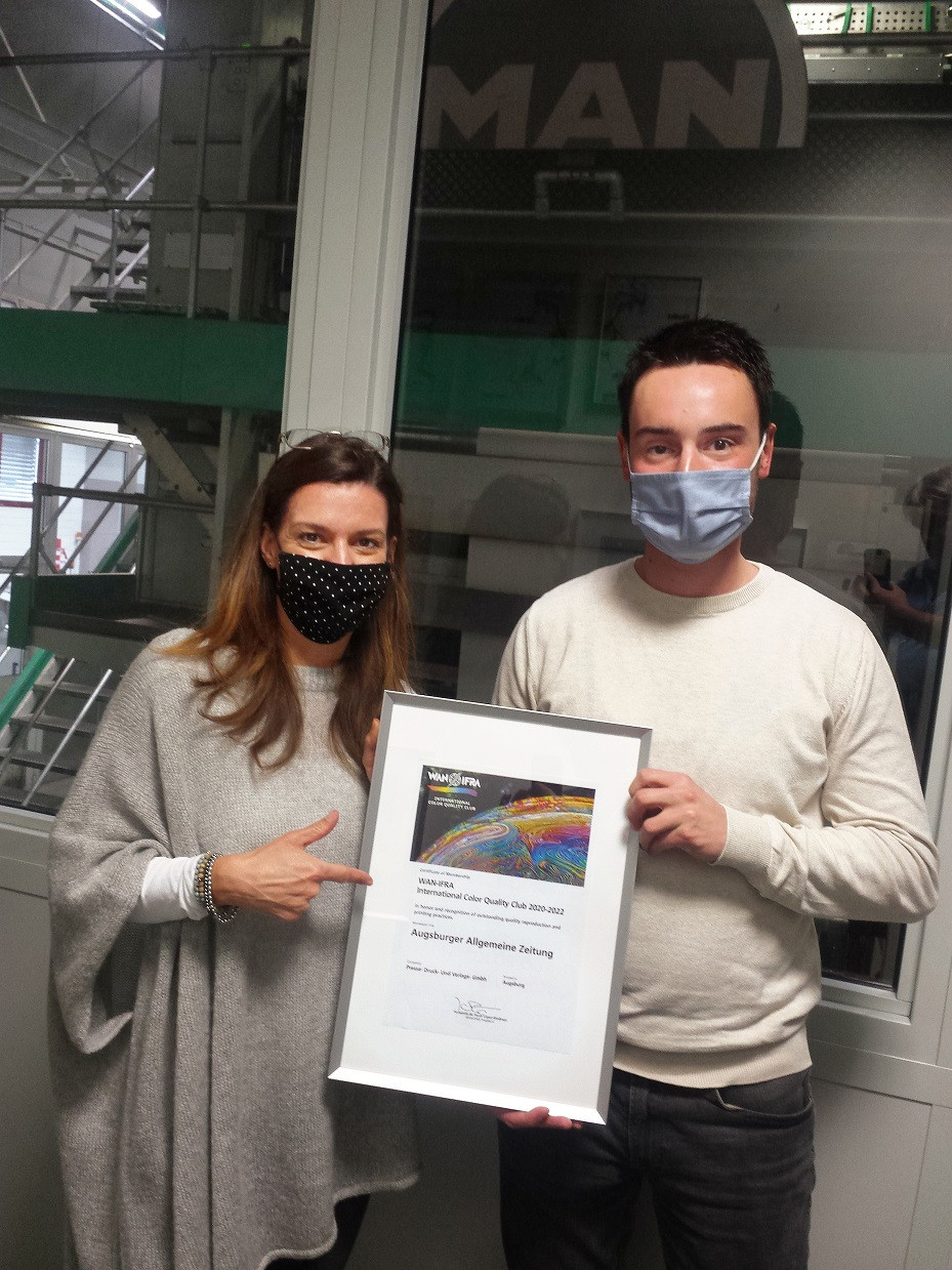 International Color Quality Club - Zwei weitere Jahre unter den Besten