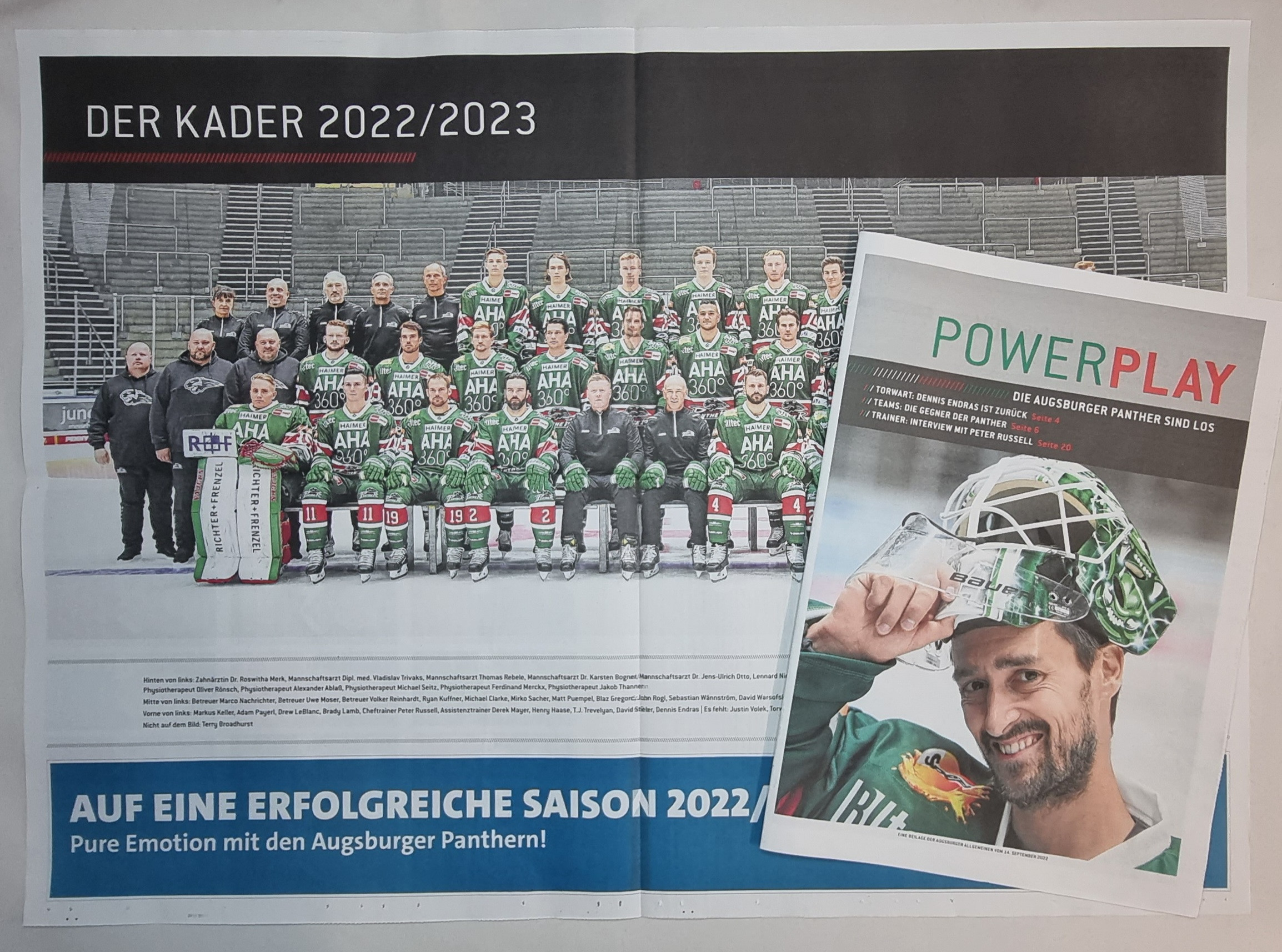 Beilage Powerplay – Saisonstart AEV Panther 2022/2023