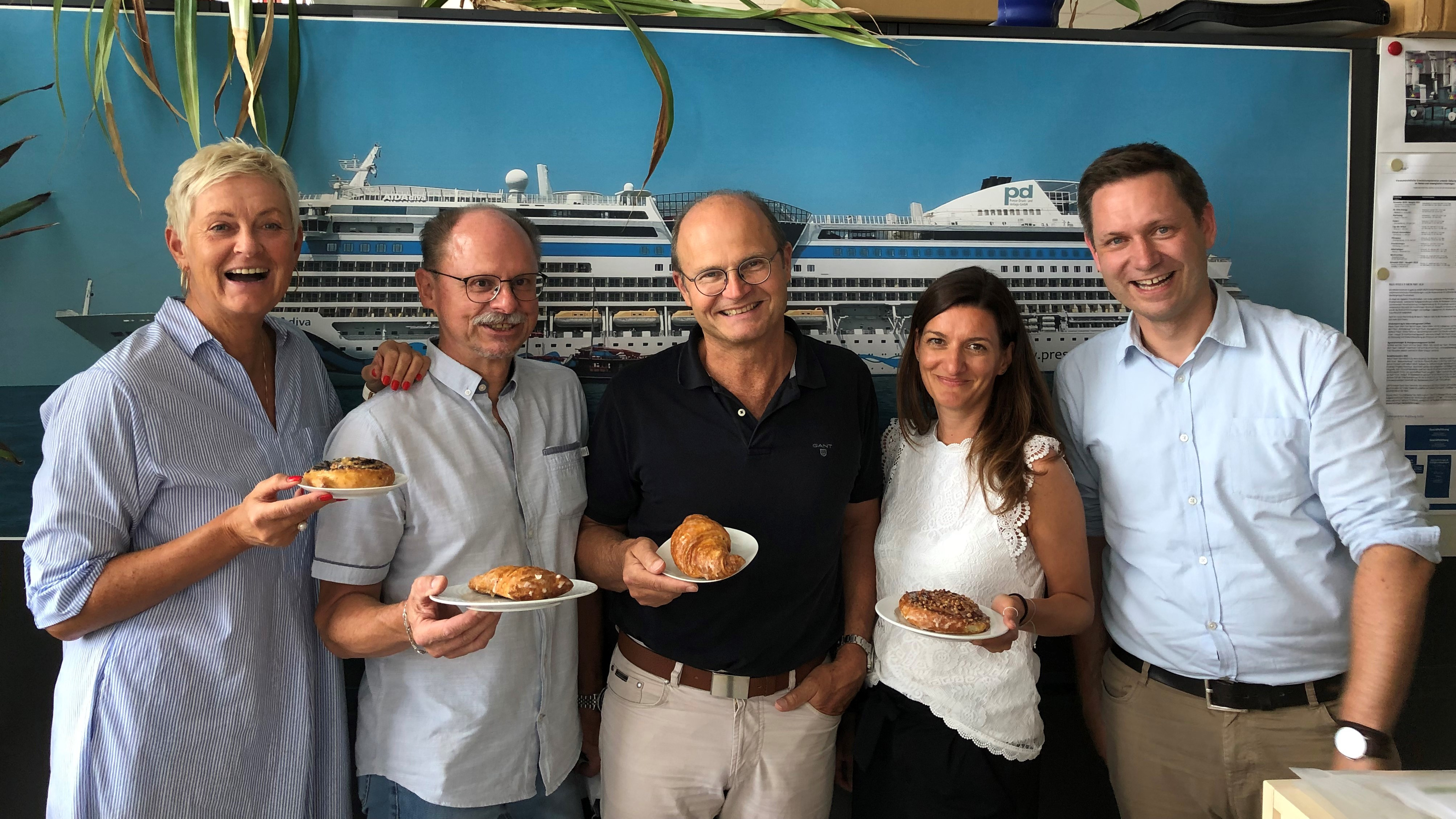 Besuch in der Druckerei