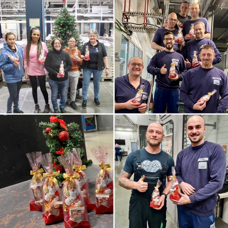 Weihnachtliche Grüße bei Presse-Druck