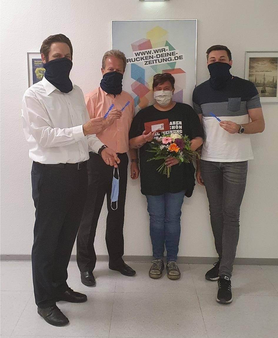 Innovative Mitarbeiterin bei Presse-Druck Augsburg