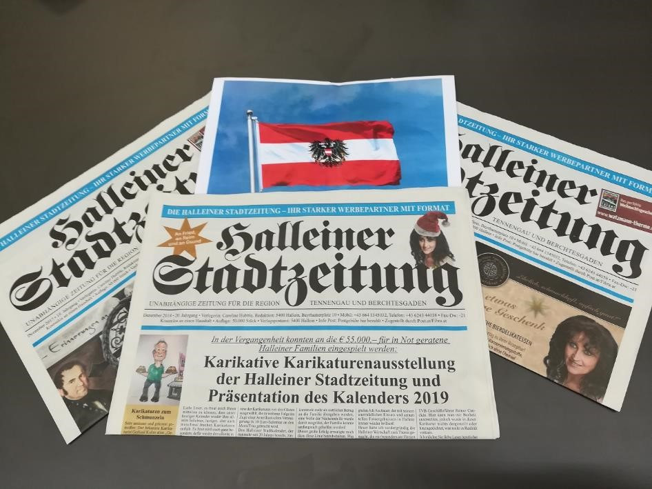 Presse-Druck auch für Österreichische Zeitung aktiv